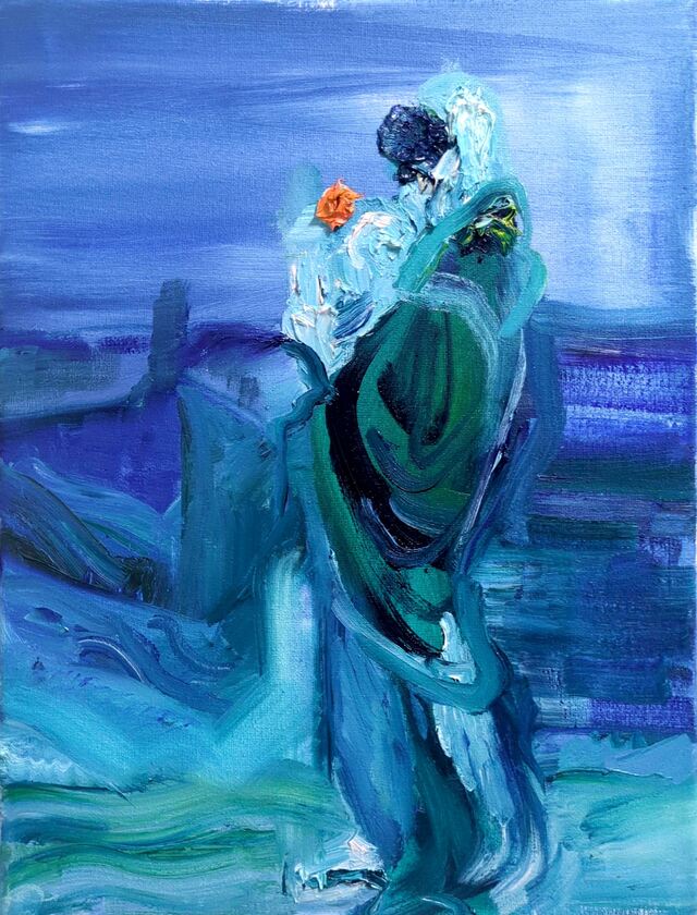 あおいうに　青の時代―Return to Painting―